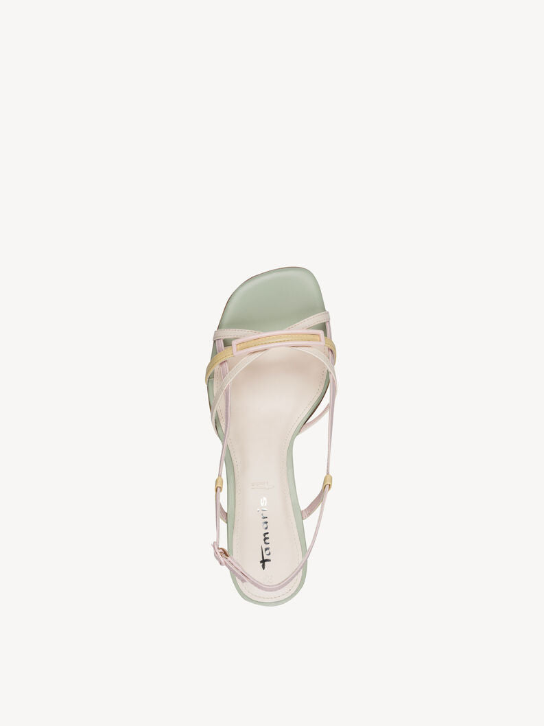 Tamaris Women's 1-28366-46 Heeled Strap Sandals Mint Green