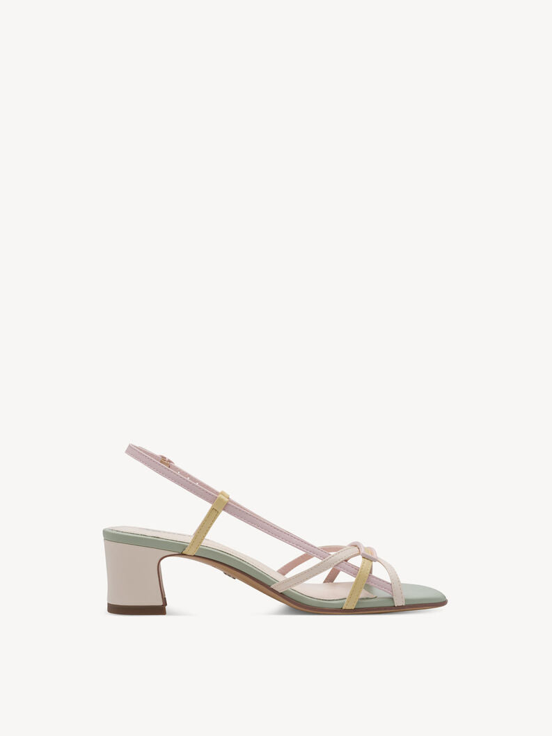 Tamaris Women's 1-28366-46 Heeled Strap Sandals Mint Green