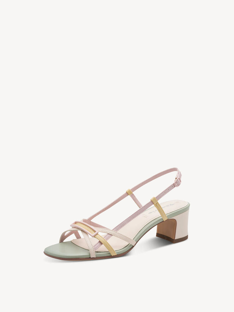 Tamaris Women's 1-28366-46 Heeled Strap Sandals Mint Green