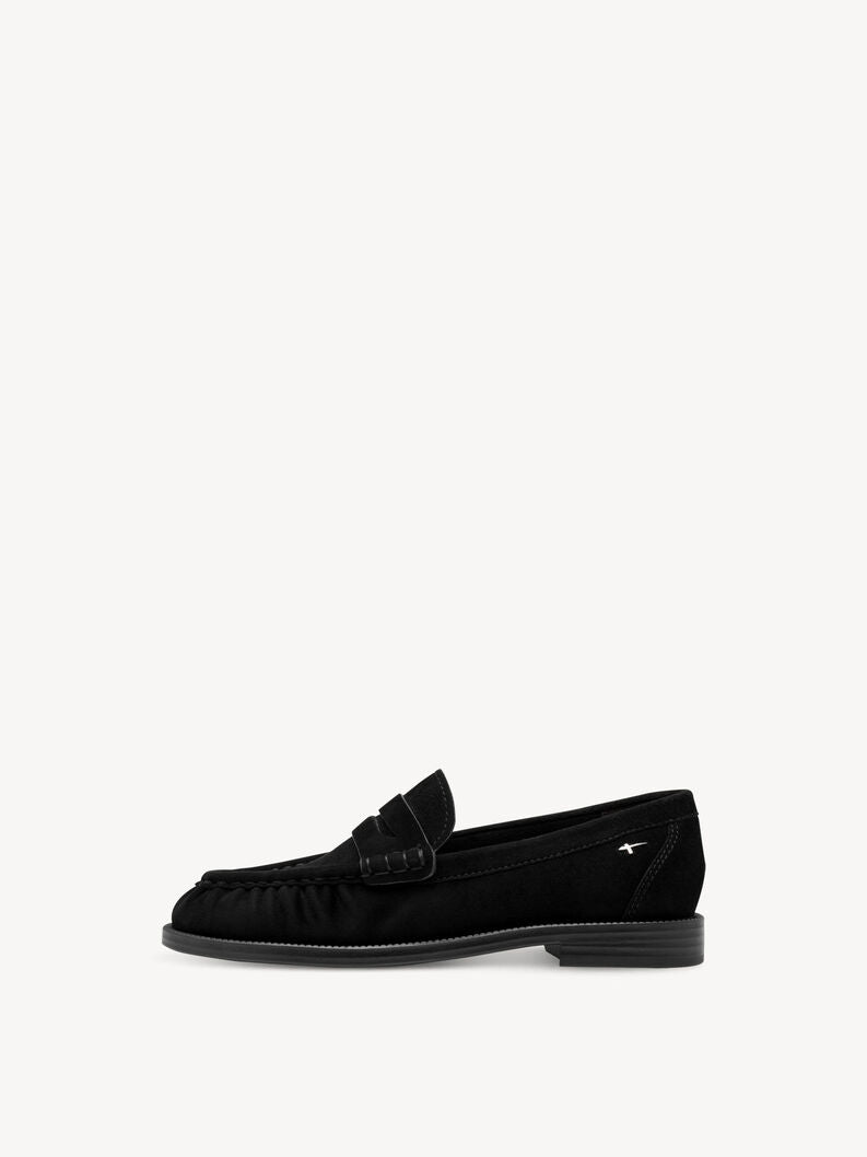 Tamaris Women's 1-24251-47 Leather Slipper Loafers Shoes Black