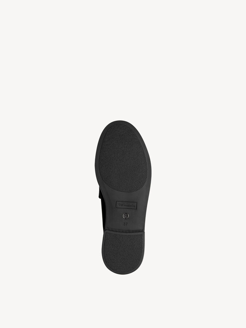 Tamaris Women's 1-24251-47 Leather Slipper Loafers Shoes Black