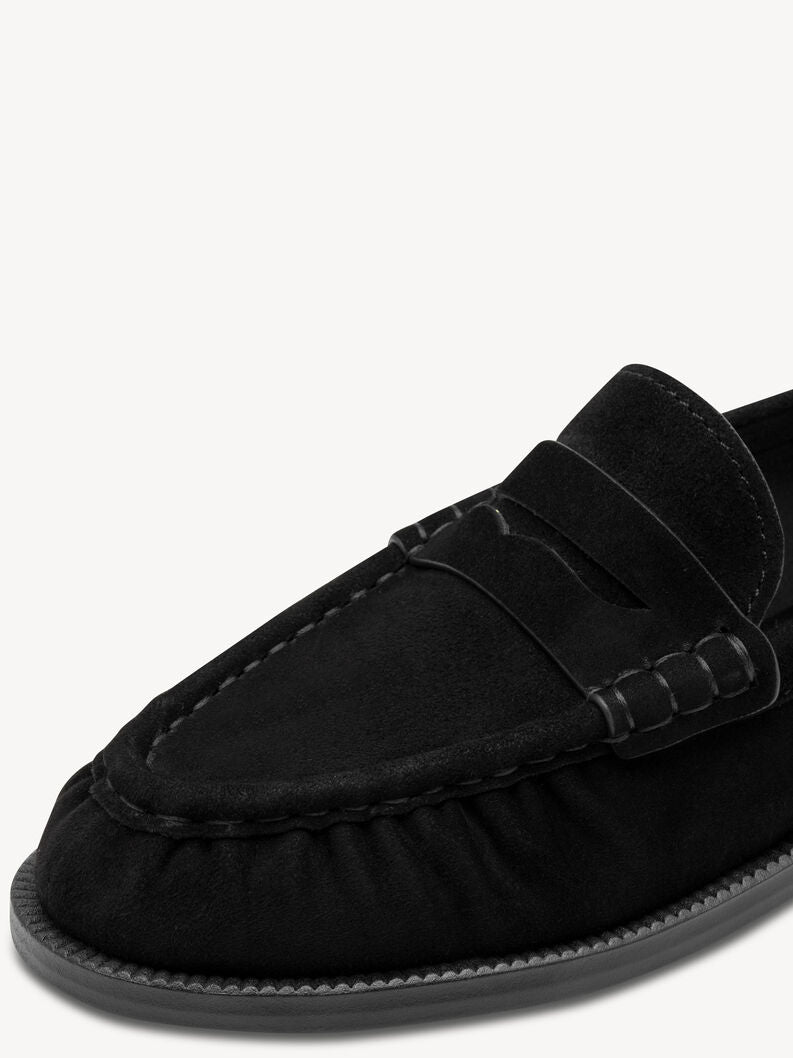 Tamaris Women's 1-24251-47 Leather Slipper Loafers Shoes Black