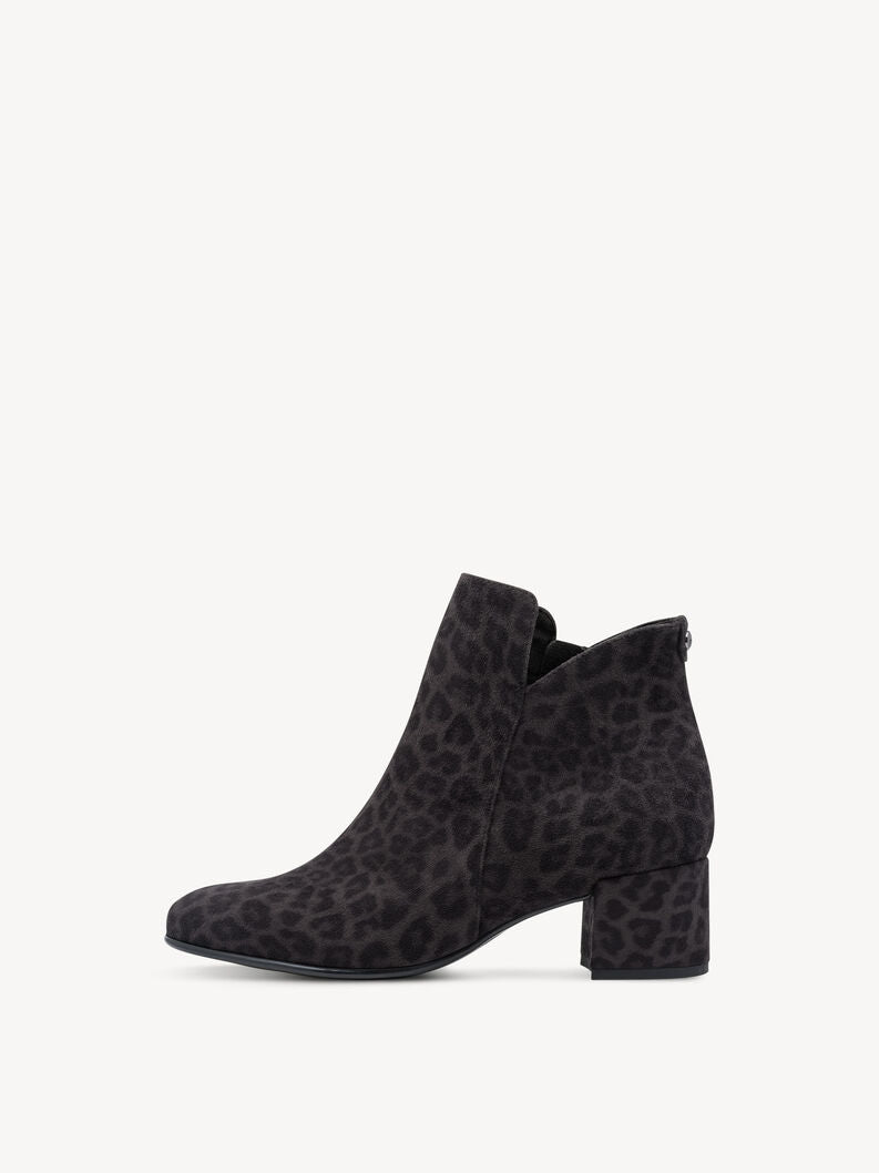 Tamaris Women's 1-25354-43 Vegan Ankle Boots Grey Leopard