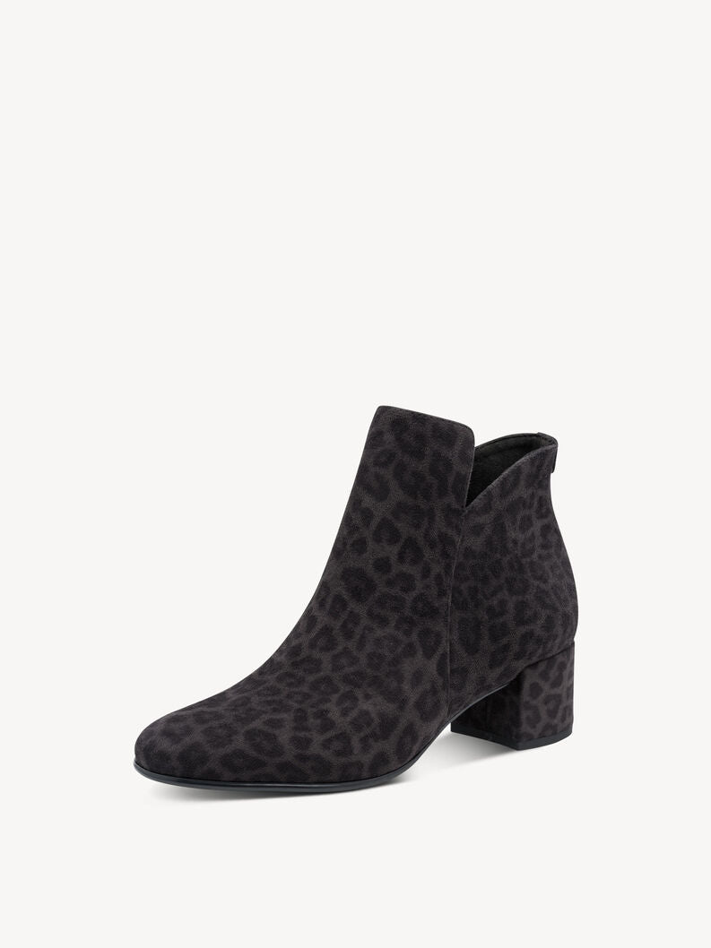 Tamaris Women's 1-25354-43 Vegan Ankle Boots Grey Leopard