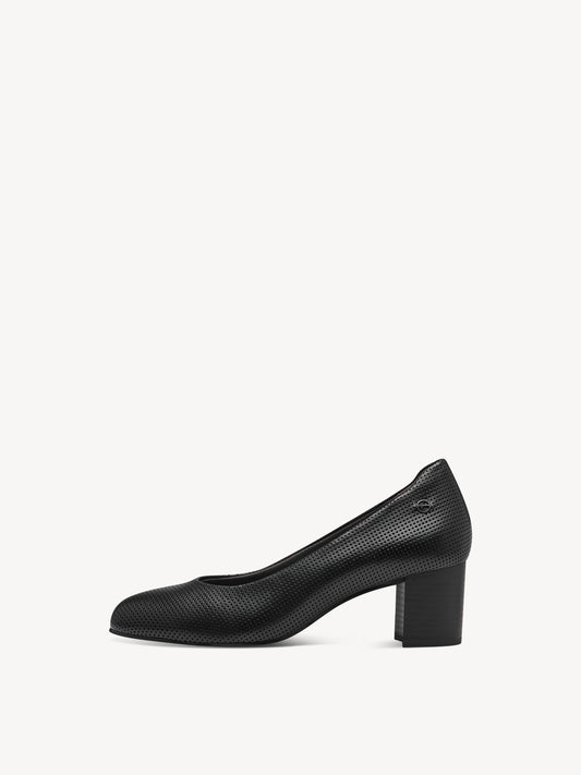 Tamaris Women's 8-82401-42 Leather Pump Shoes Black
