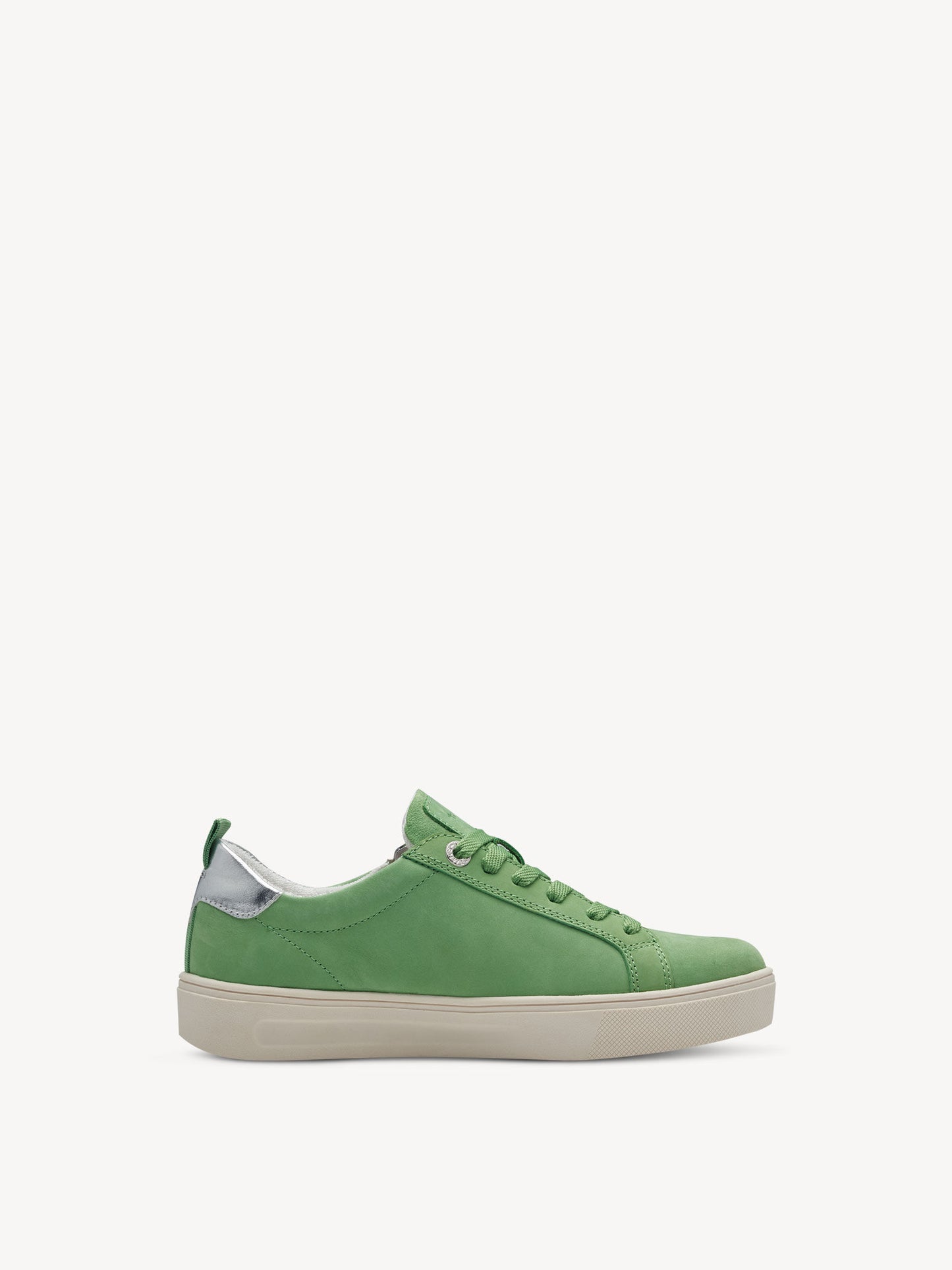 Tamaris Women's 8-83707-42 Leather Lace-Up Sneakers Light Green