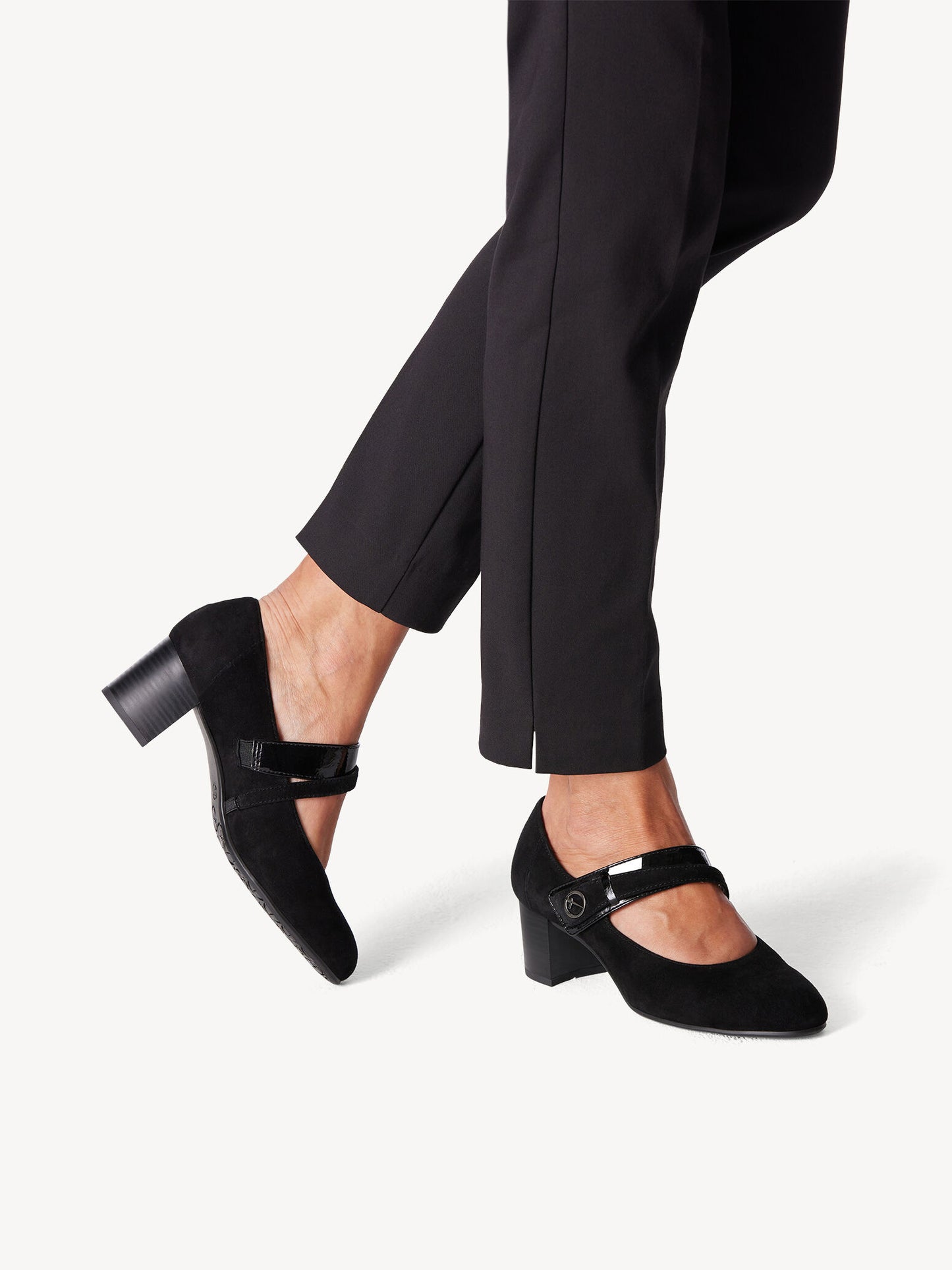Tamaris Women's 8-84401-42 Leather Pump Shoes Black