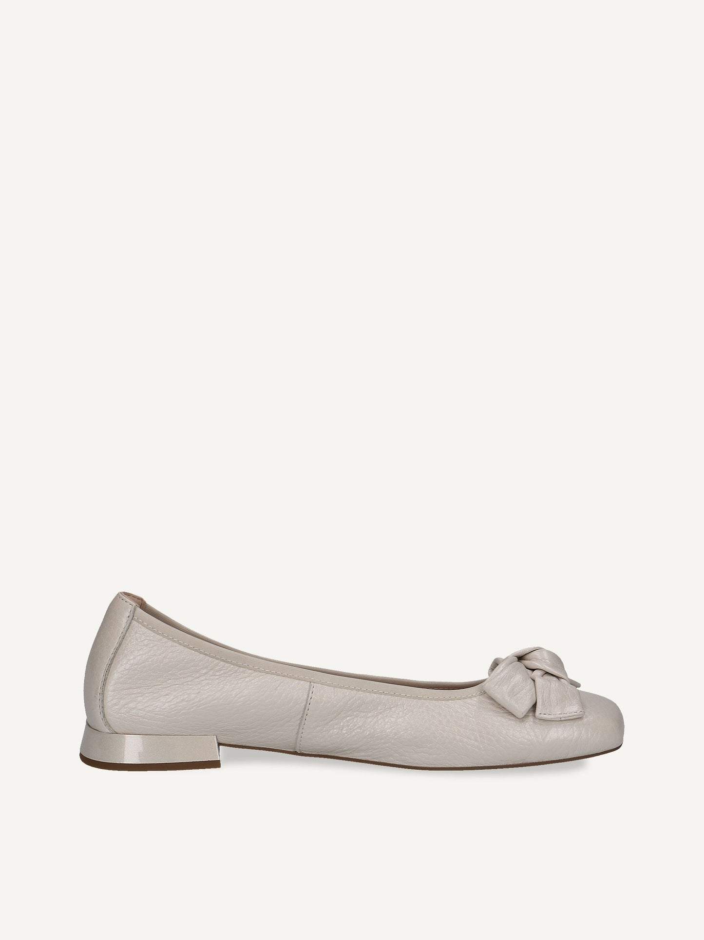 Caprice Women's 9-22105-42 Leather Slip-On Ballet Shoes Pearl Deer