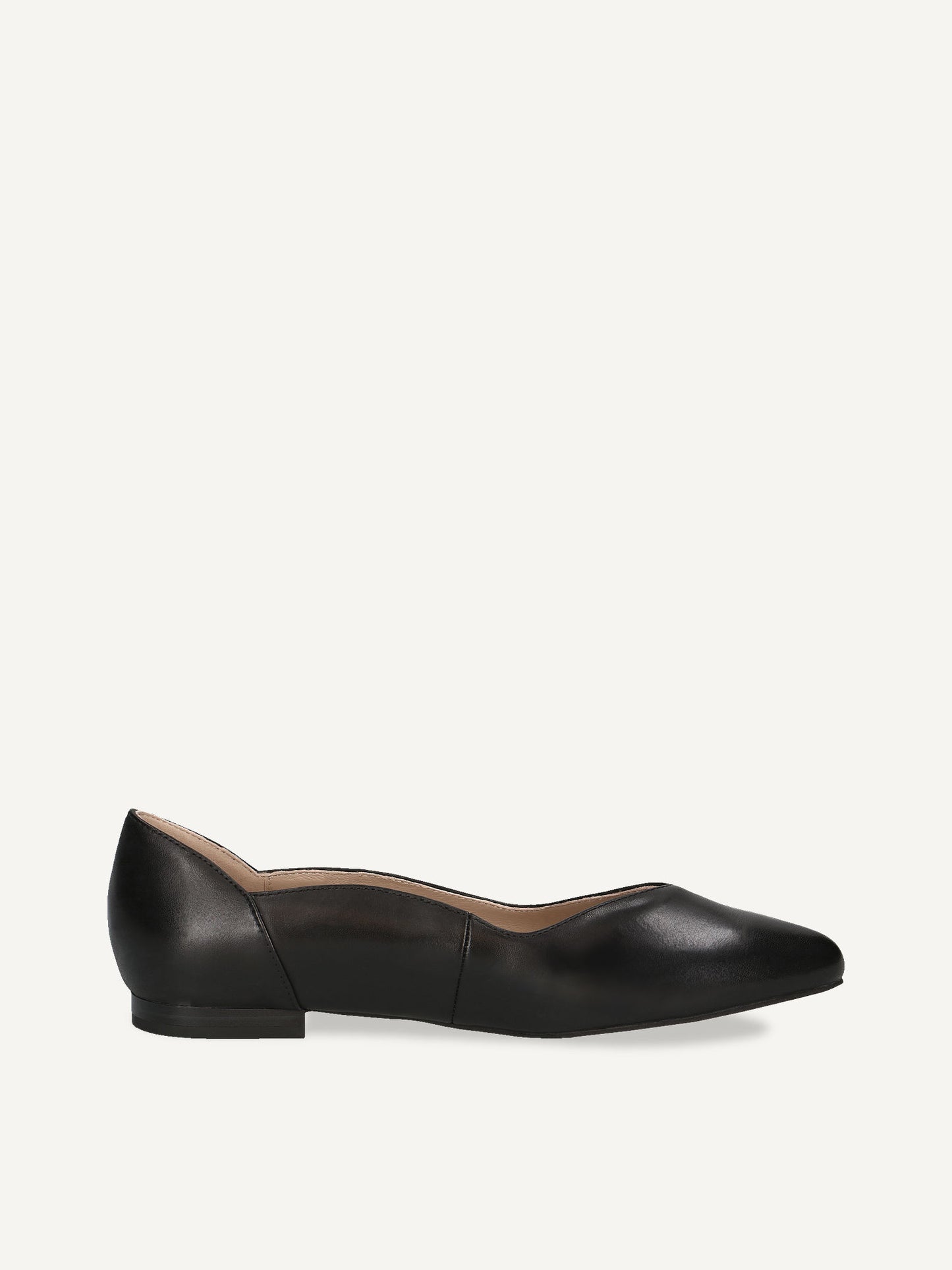 Caprice Women's 9-22200-42 Leather Slip-On Pump Shoes Black Nappa