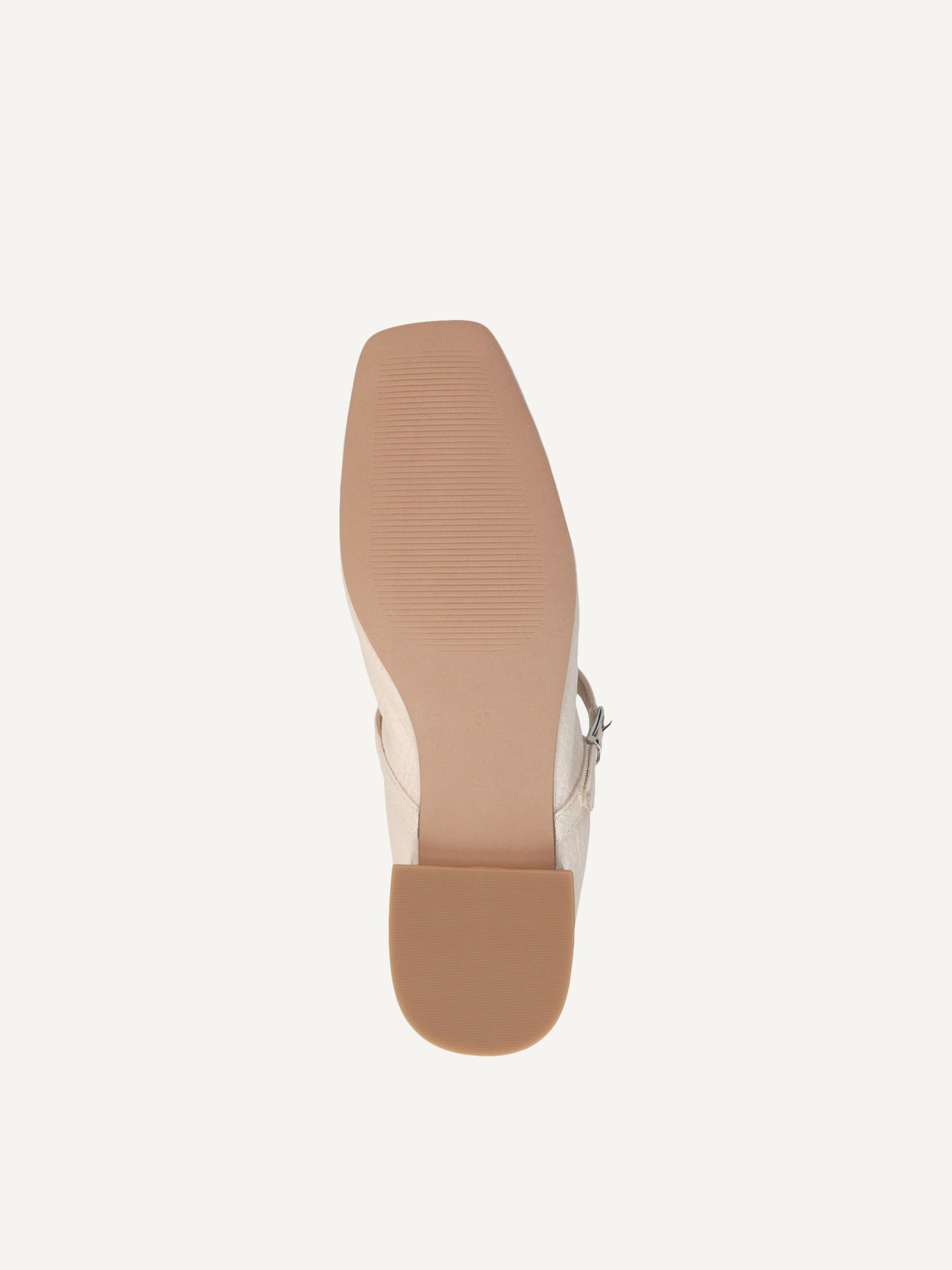 Caprice Women's 9-22100-44 Leather Slip-On Ballet Shoes Ecru Pearl Deer