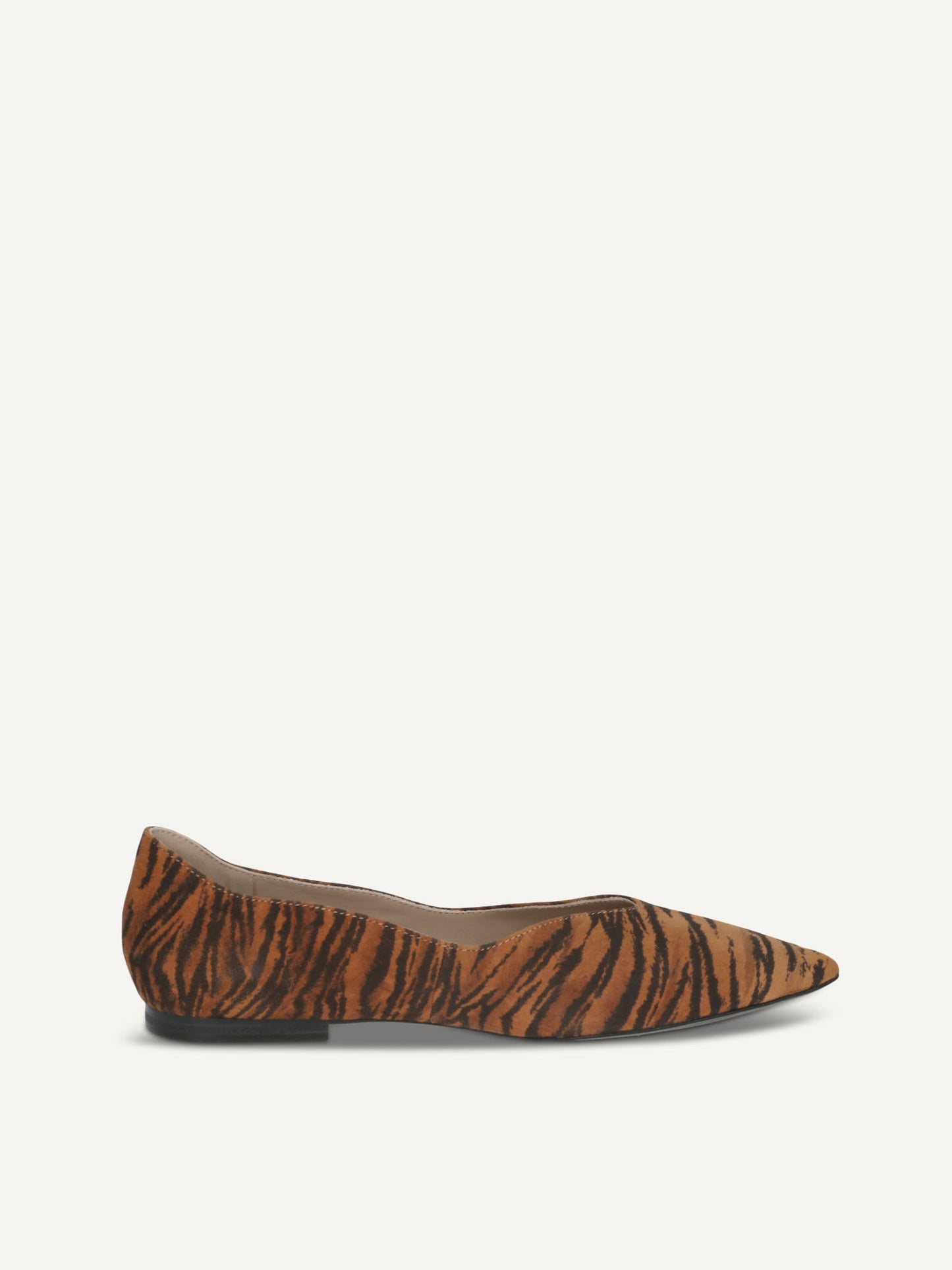 Caprice Women's 9-22110-42 Leather Slip-On Ballet Shoes Orange Tiger