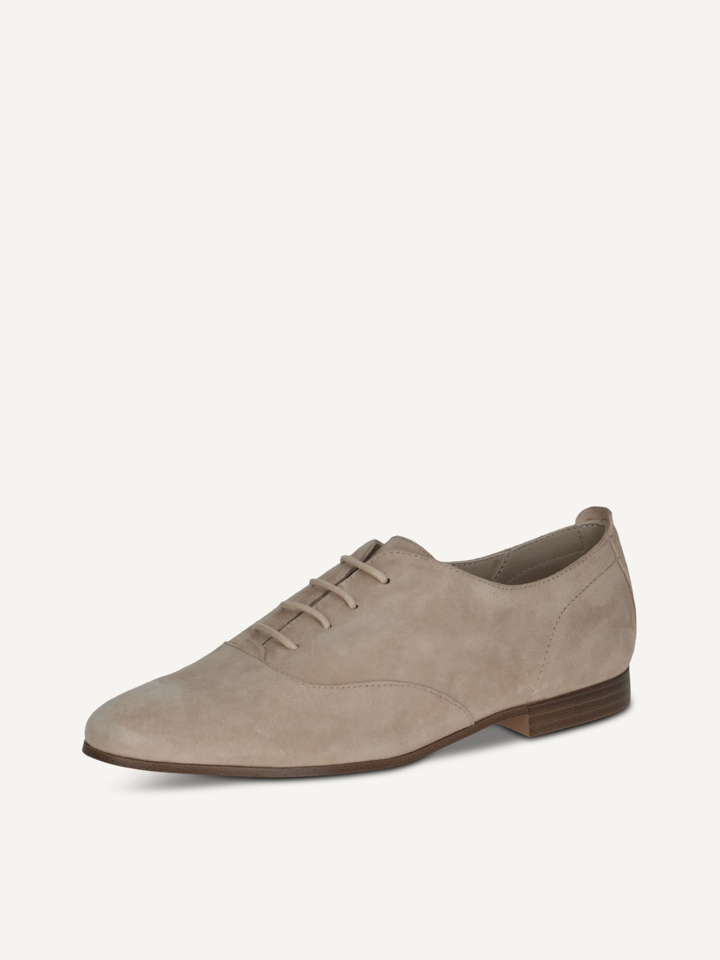 Caprice Women's 9-23200-46 Leather Lace-Up Shoes Beige Suede