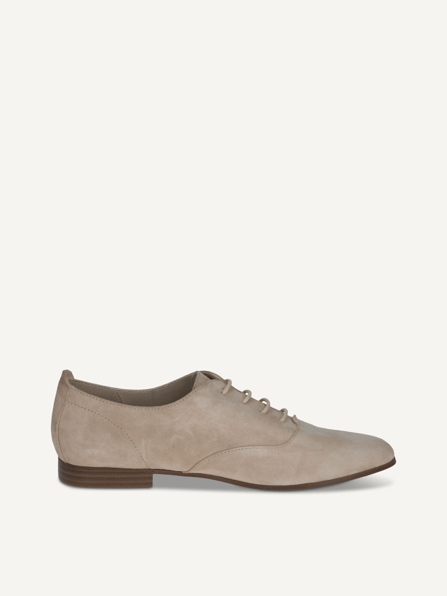 Caprice Women's 9-23200-46 Leather Lace-Up Shoes Beige Suede