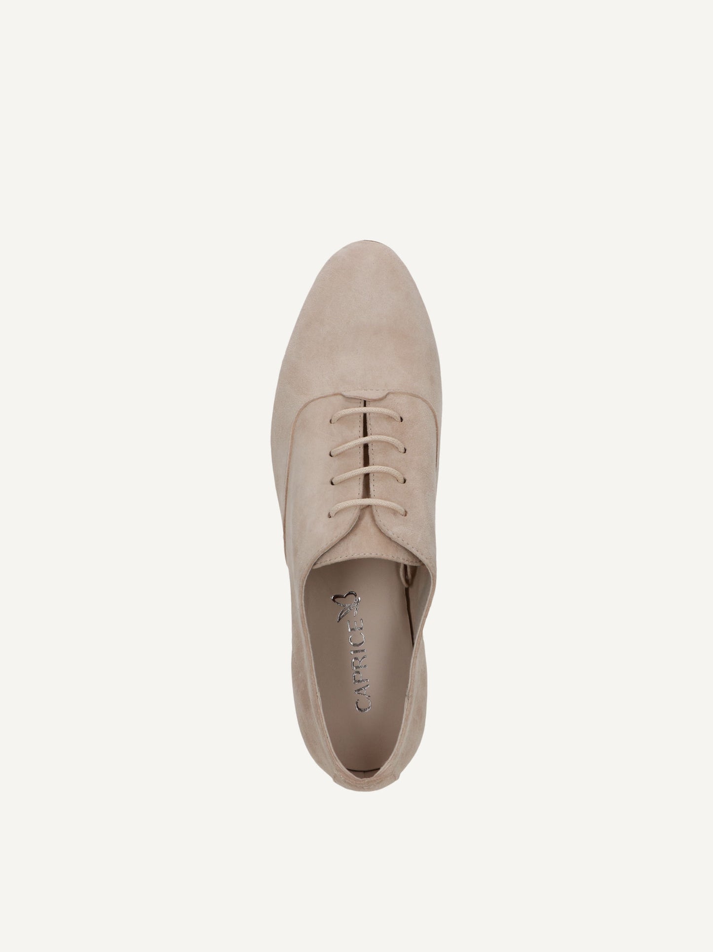 Caprice Women's 9-23200-46 Leather Lace-Up Shoes Beige Suede