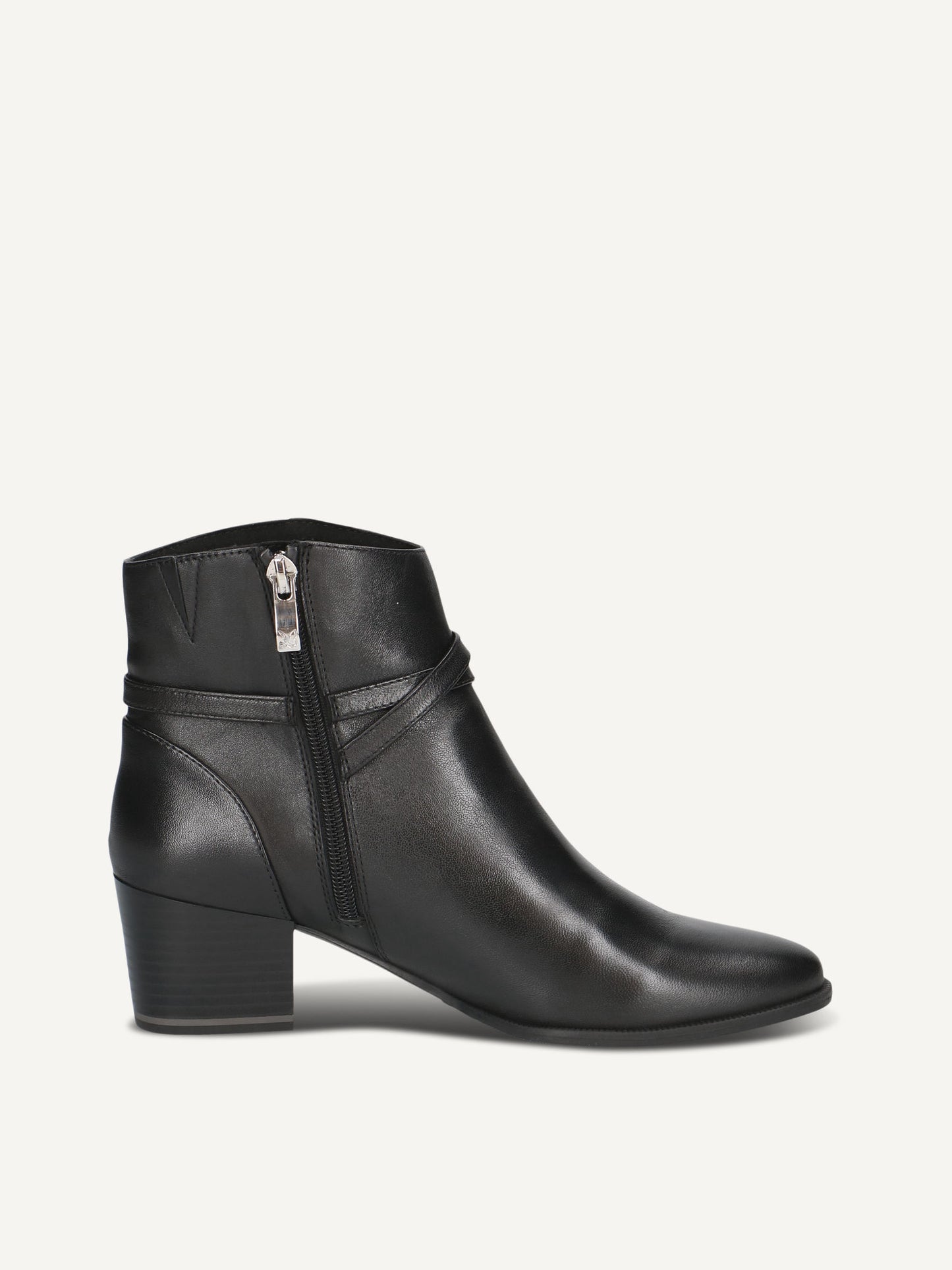 Caprice Women's 9-25303-45 Nappa Leather Ankle Boots Black