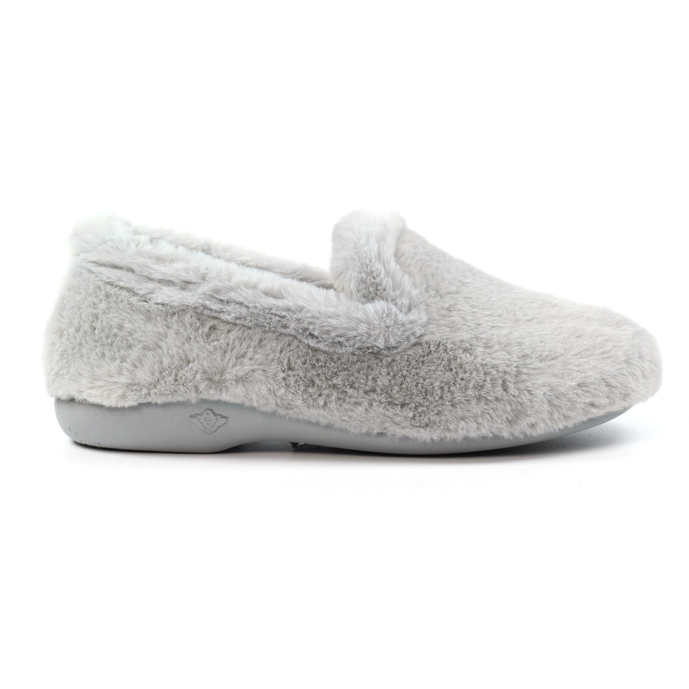 Lunar Women's KLA227 Frito Full Slippers Grey