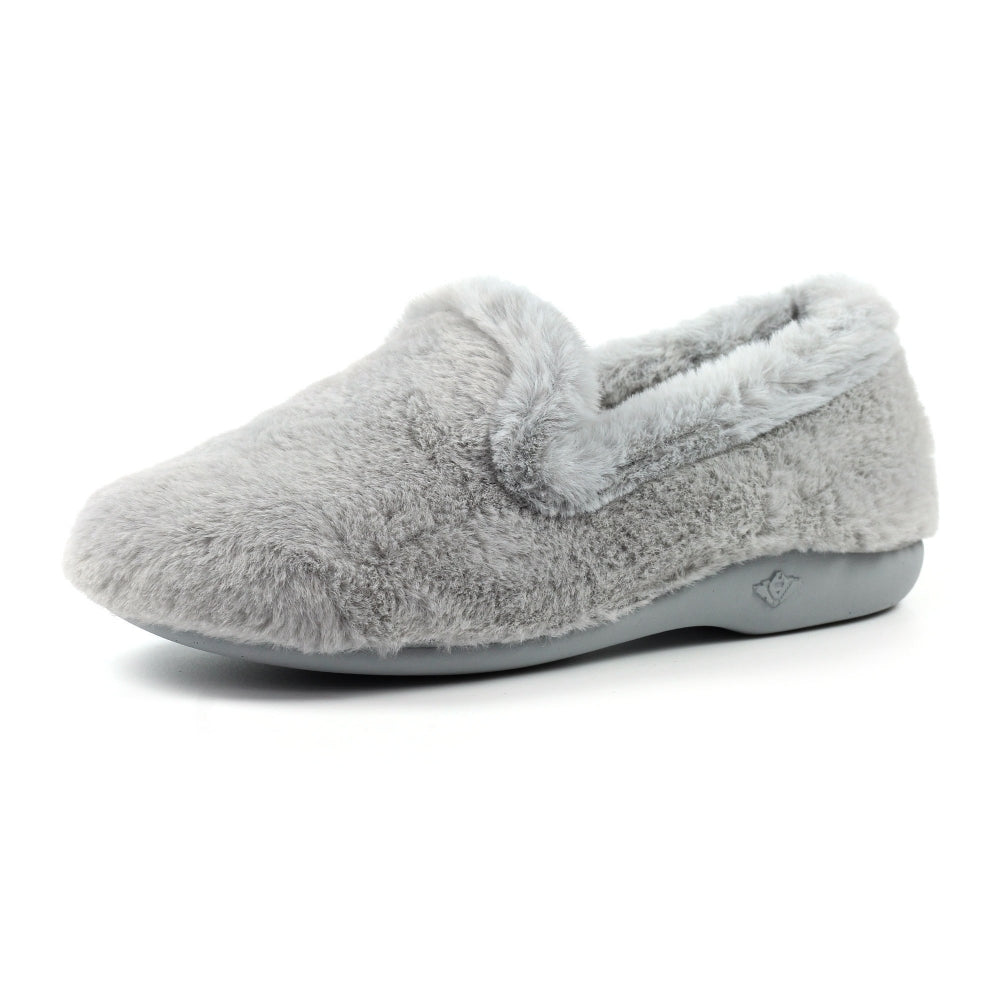 Lunar Women's KLA227 Frito Full Slippers Grey