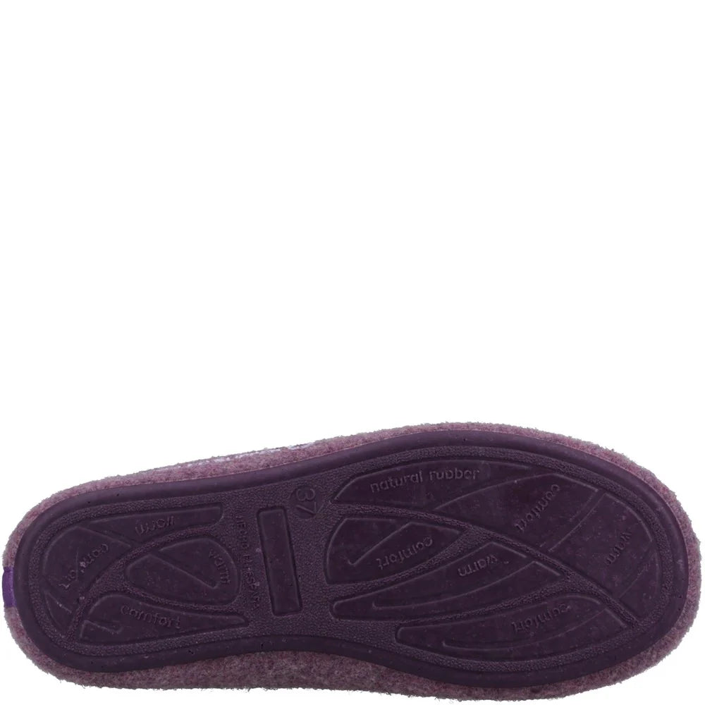 Hush Puppies Women's Recycled The Good Slipper Purple