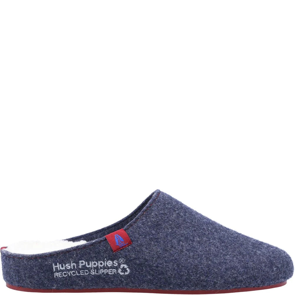 Hush Puppies Men's Recycled The Good Slipper Navy Blue