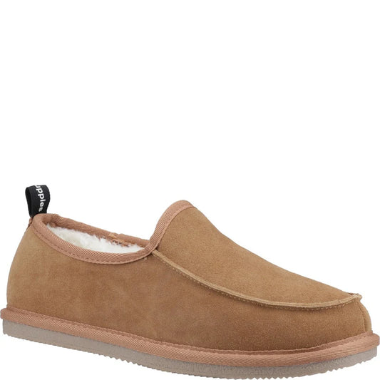 Hush Puppies Men's Charles Slipper Tan Brown