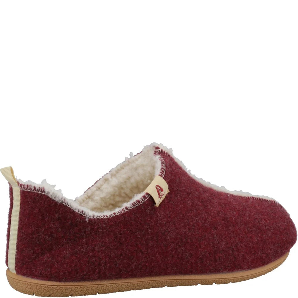 Hush Puppies Women's Recycled The Good Slipper Pixie Burgundy