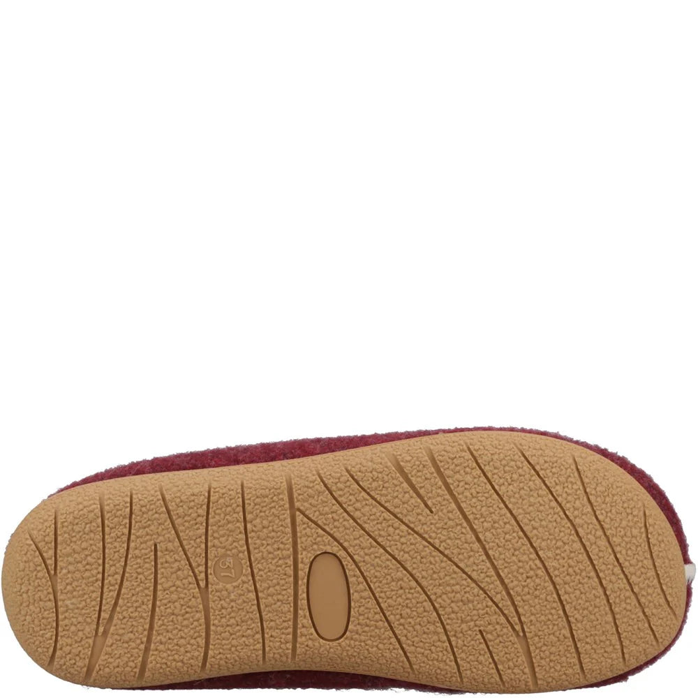 Hush Puppies Women's Recycled The Good Slipper Pixie Burgundy