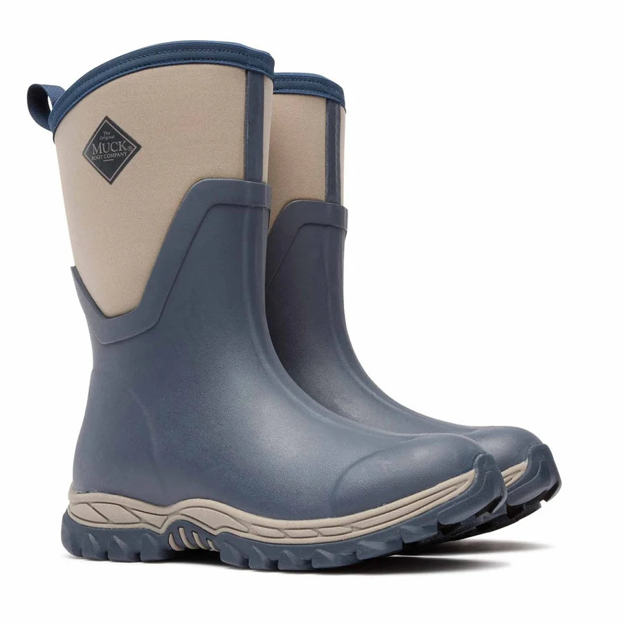 Muck Boot Company Women's Arctic Sport II Mid Welly Boots Navy Sleet