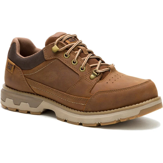 CAT Caterpillar Men's P726887 Pursue Hiker Low Leather Shoes Bronze Brown