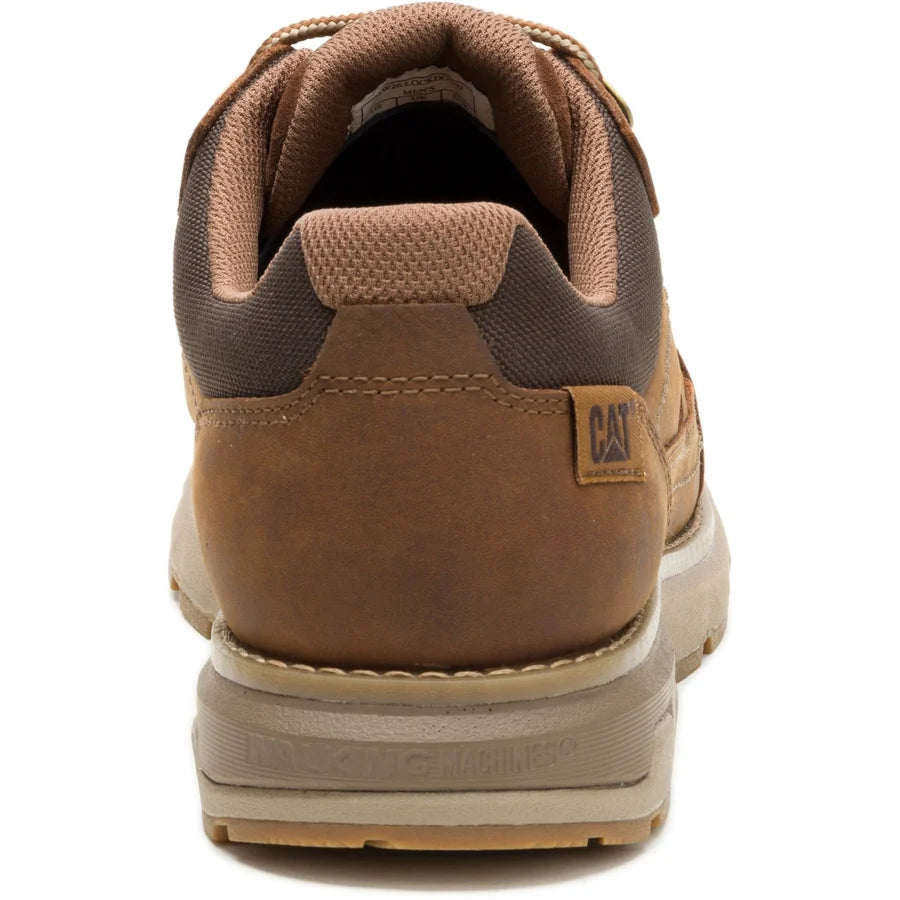 CAT Caterpillar Men's P726887 Pursue Hiker Low Leather Shoes Bronze Brown