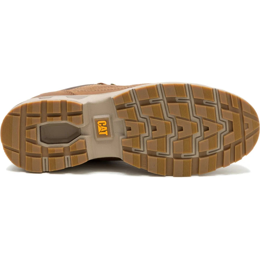 CAT Caterpillar Men's P726887 Pursue Hiker Low Leather Shoes Bronze Brown