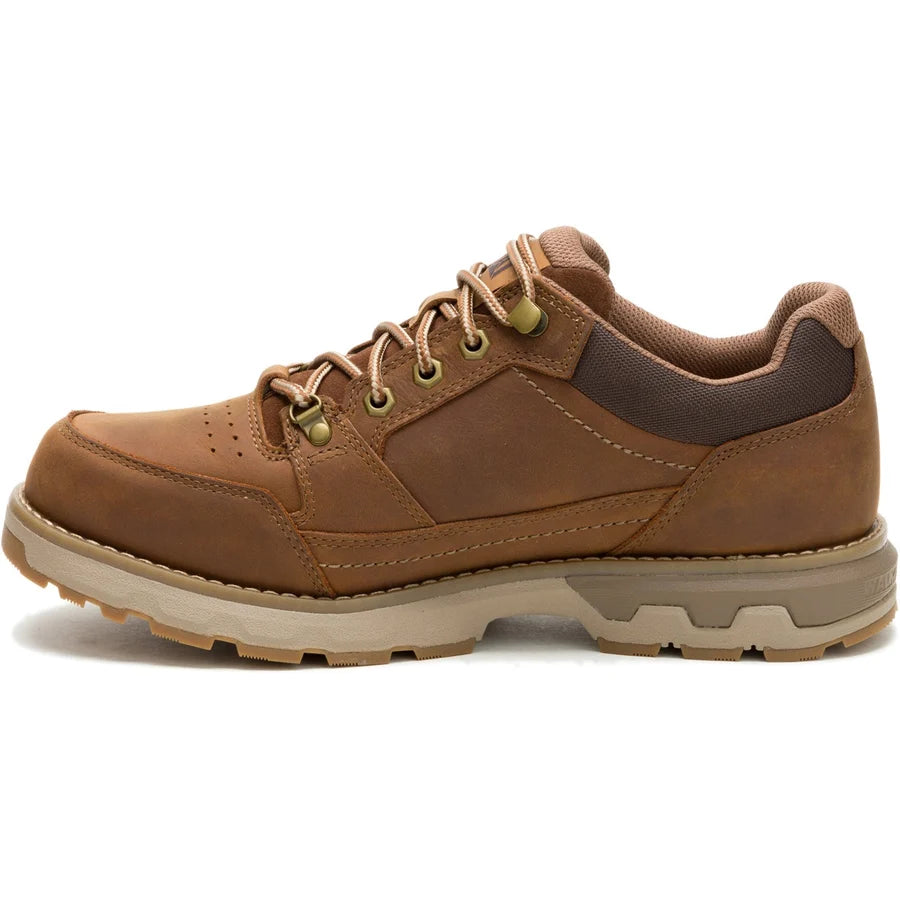 CAT Caterpillar Men's P726887 Pursue Hiker Low Leather Shoes Bronze Brown
