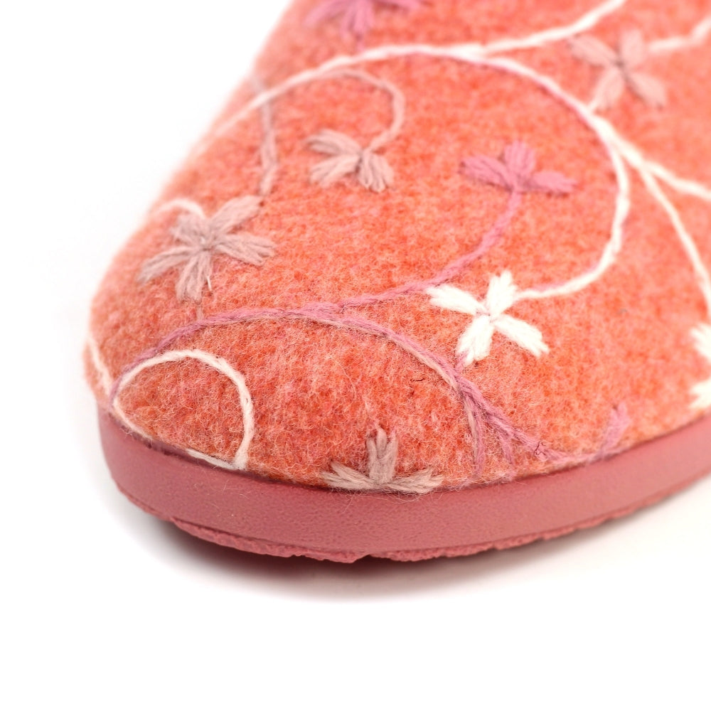 Lunar Women's KLA249 Harlow Mule Slippers Coral