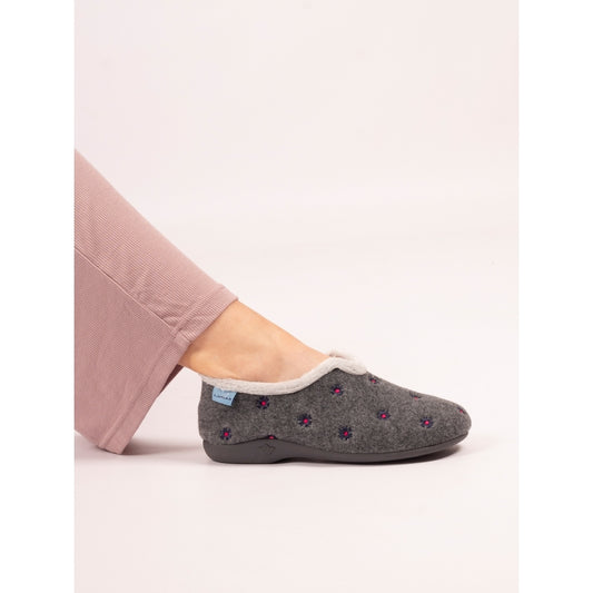 Lunar Women's KLA250 Havana Slippers Grey