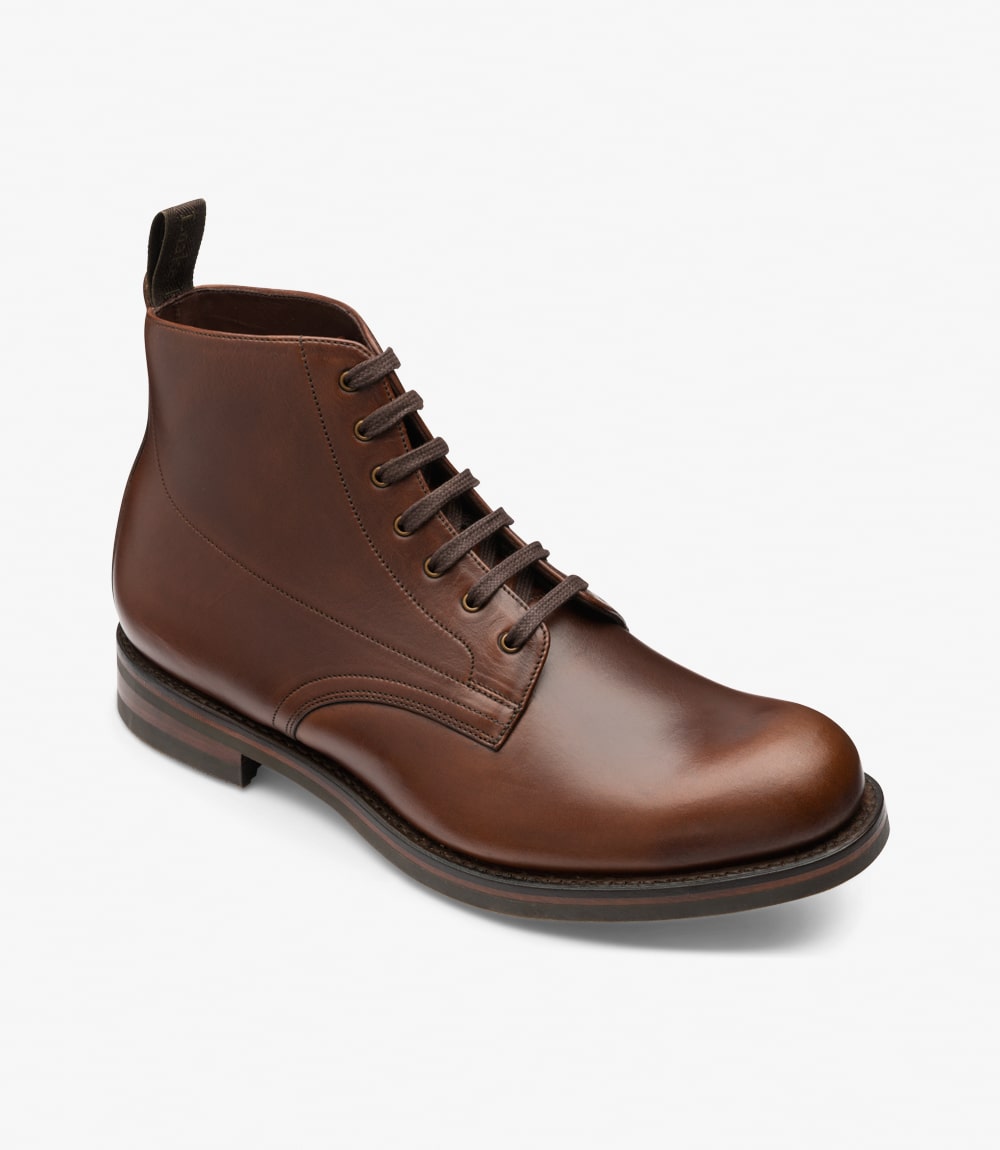 Loake Men's Hebden Chromexcel Leather Boots Brown
