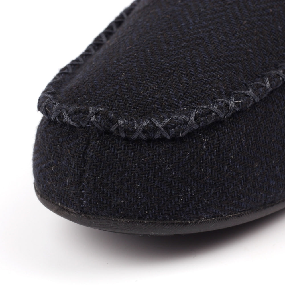 Lunar Men's KMD120BL Lazy Dogz Hendrix II Slippers Navy