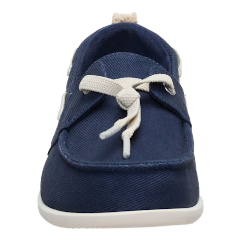 Hey Dude Women's Harbor Breeze Low Twill Boat Shoes Navy Blue