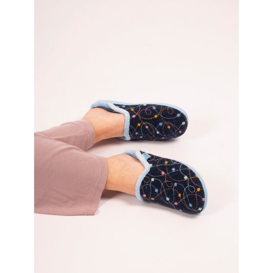 Lunar Women's KLA251 Impulse Mule Slippers Navy Blue