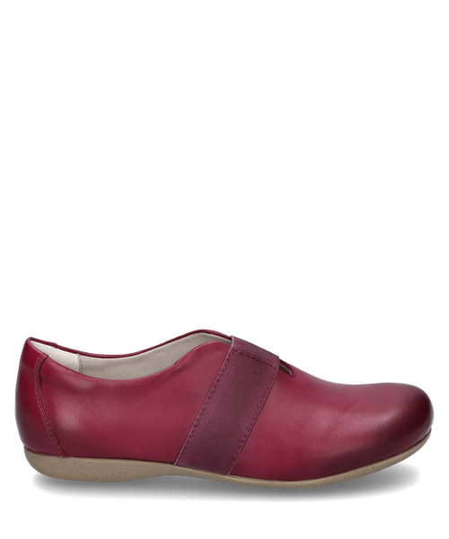 Josef Seibel Women's Fiona 81 Slip-On Leather Shoes Berry Red