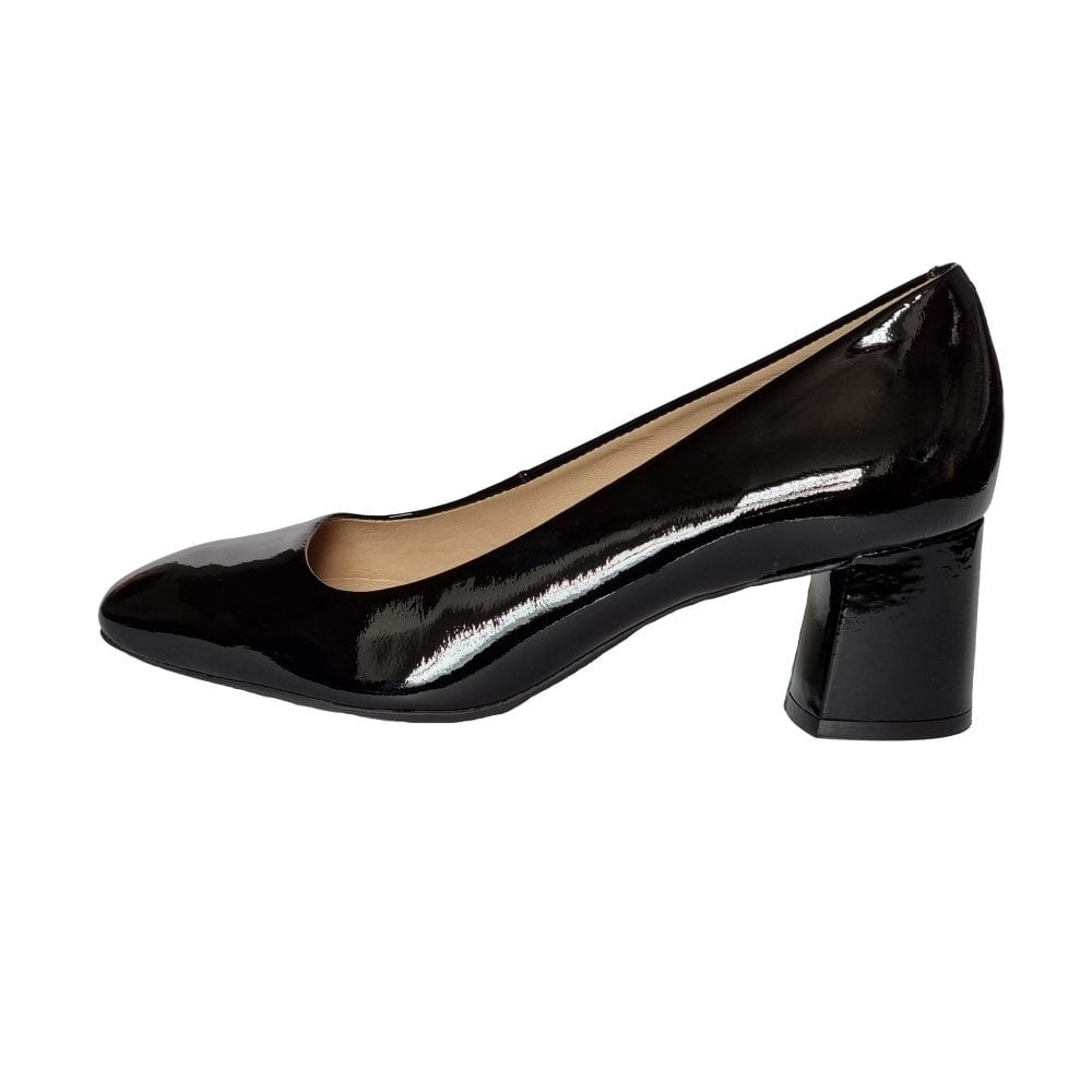 Maria Lya Women's Daisy Patent Leather Court Shoes Black – Shoe Gallery Ltd