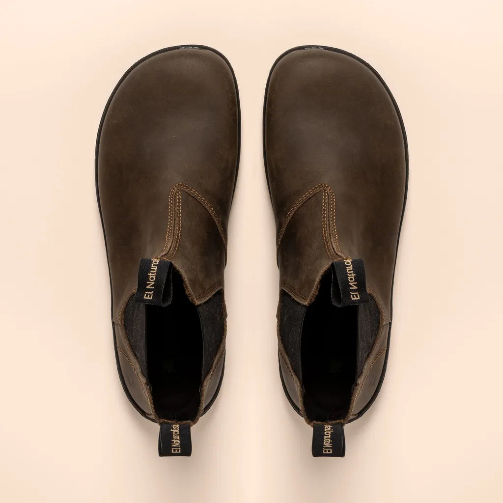 El Naturalista Unisex 5262 Nomada Leather Chelsea Boots Arizona Khaki