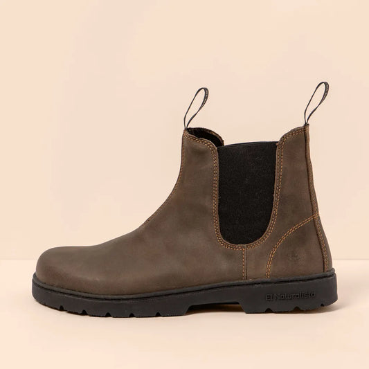 El Naturalista Unisex 5262 Nomada Leather Chelsea Boots Arizona Khaki
