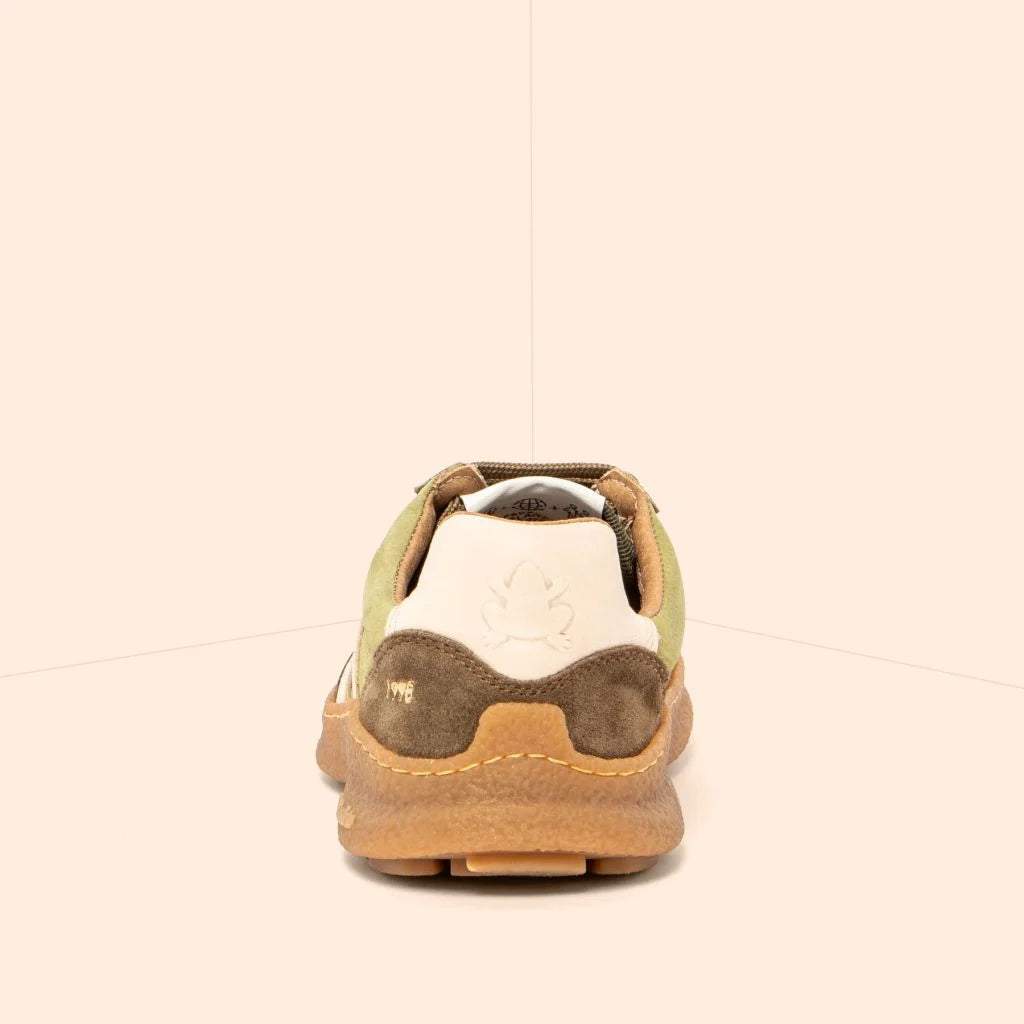 El Naturalista Unisex N5435 Nubuck Leather Comfort Trainers Liken Green