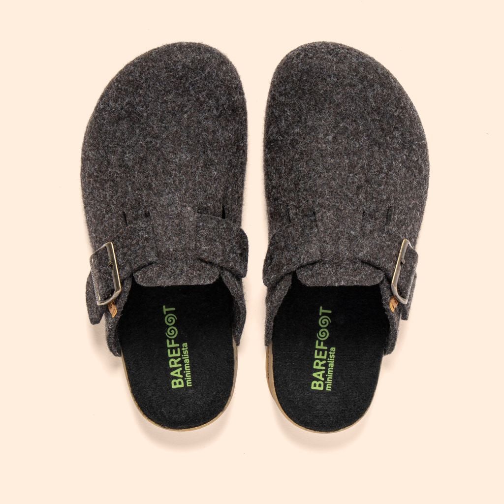 El Naturalista Unisex NA68 R-Felt Clog - Carbon Grey