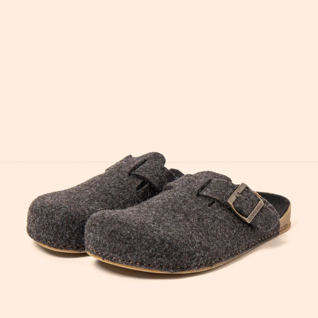 El Naturalista Unisex NA68 R-Felt Clog - Carbon Grey