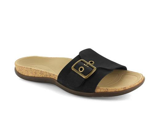 Strive Women's Paros Buckle Sandals Black