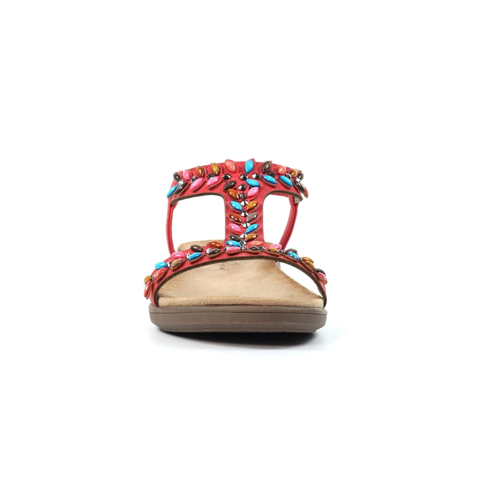 Lunar Women's JLH504 Ravello Sandals Red