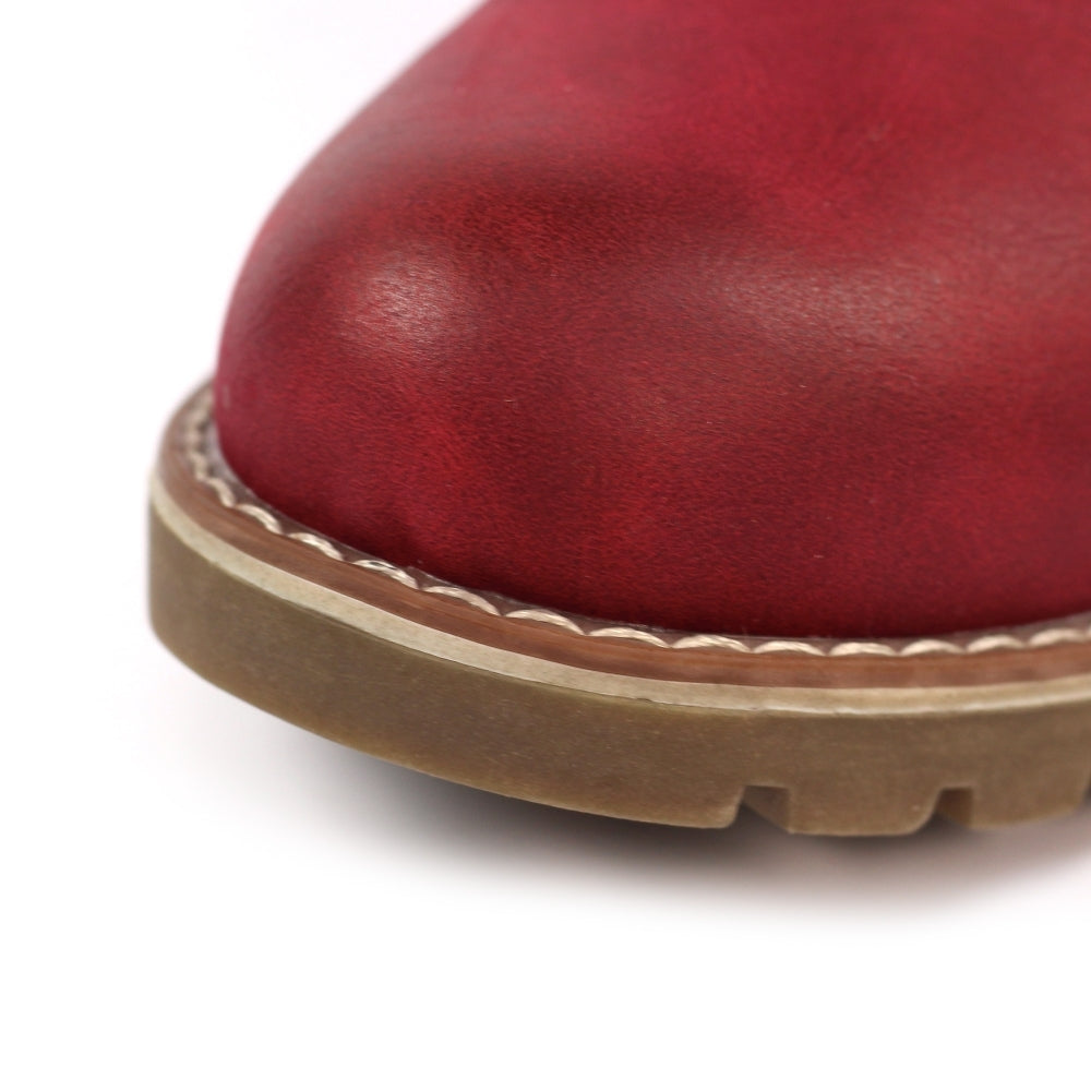 Lunar Women's GLB204 Tabasco Waterproof Ankle Boot Red