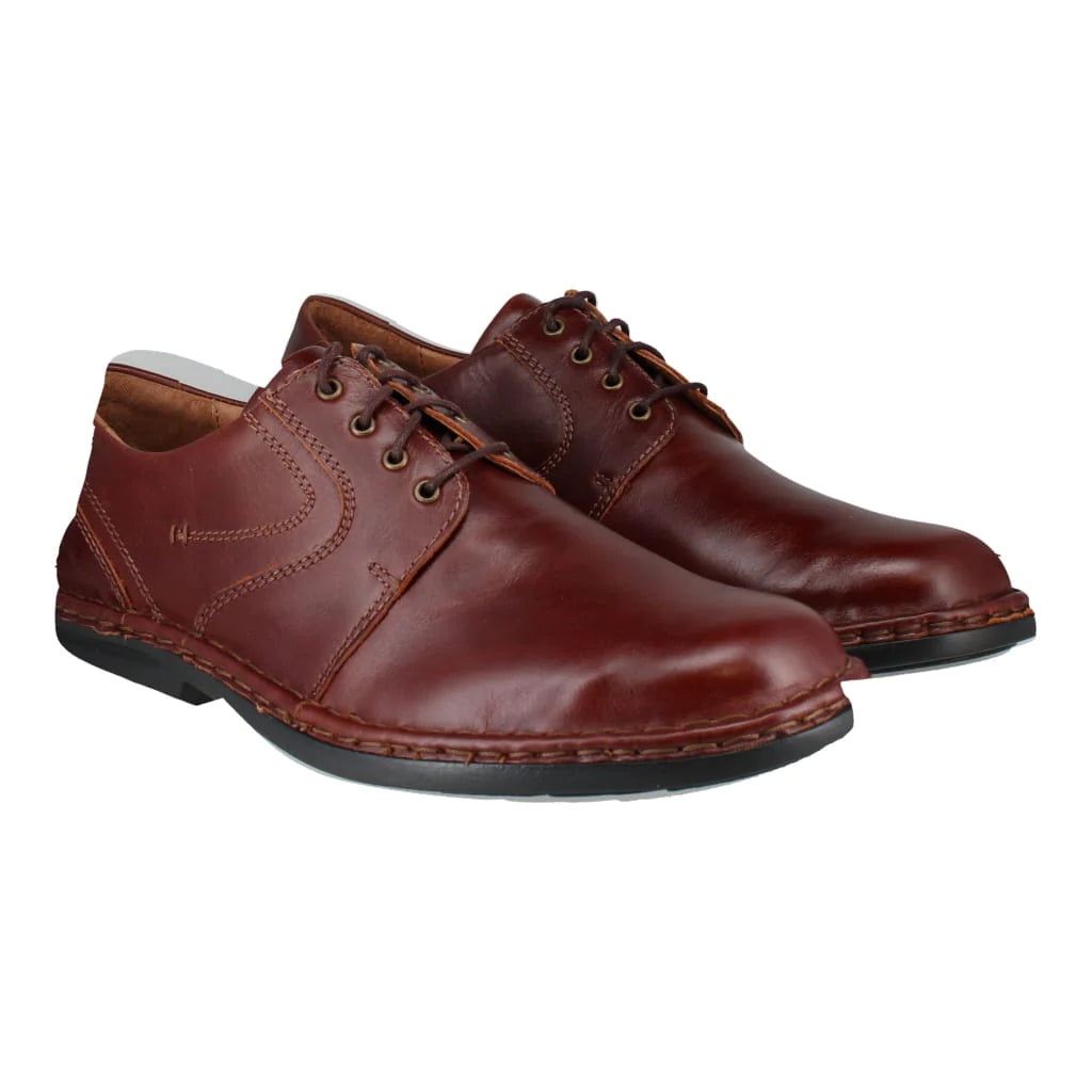 Josef Seibel Men's Walt Leather Casual Shoes Brandy Brown