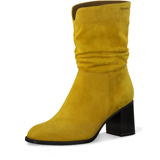 Tamaris Women's 1-25337-25 Leather Boots Saffron