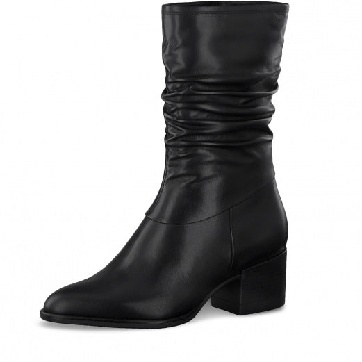 Tamaris Women's 1-25339-25 Leather Boots Black
